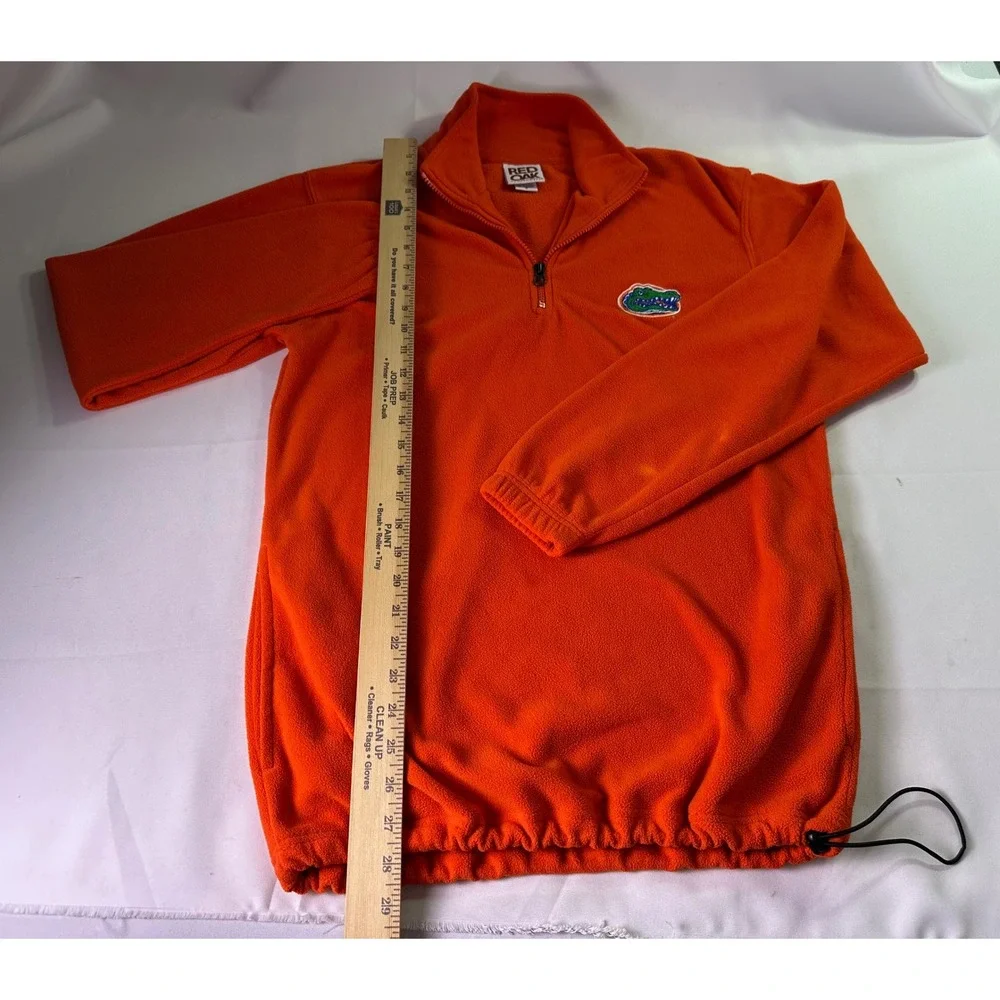 Florida Gators NCAA Red Oak‎ Sm Sportswear Orange Fleece 1/4 Zip Pullover Jacket
